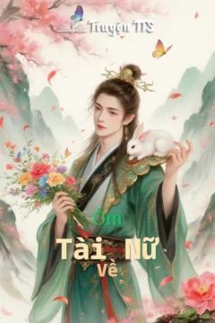Bìa truyện Ôm Tài Nữ Về với nhân vật nữ chính mặc nam trang và túi tiền