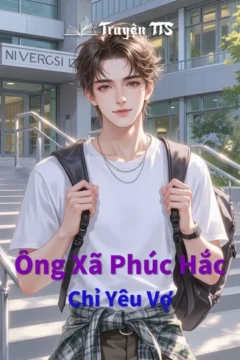 Ảnh bìa truyện Ông Xã Phúc Hắc, thể hiện sự hài hước và bá đạo của các nhân vật.