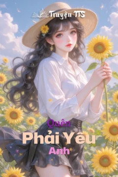 Bìa truyện Quên Phải Yêu Anh với nhân vật chính đang bối rối vì mất trí nhớ.