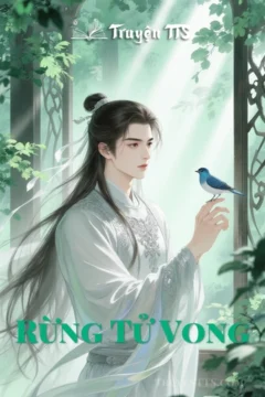 Bìa truyện Rừng Tử Vong với hình ảnh con đường quanh co dẫn vào khu rừng âm u, rậm rạp.