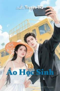 Bìa sách Tà Áo Học Sinh với hình ảnh cô gái trẻ.