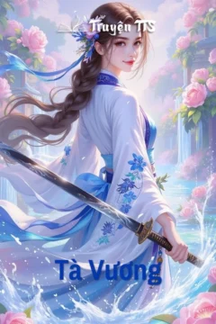 Bìa truyện Tà Vương với hình ảnh Tà Vương Sở Ân và Thủy Linh Nhi