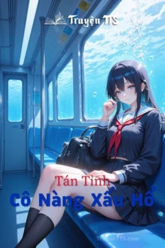 Bìa truyện Tán Tỉnh Cô Nàng Xấu Hổ với hình ảnh cặp đôi chính.