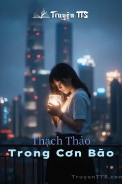 Bìa sách 'Thạch Thảo Trong Cơn Bão' với hình ảnh đóa thạch thảo tím ngát giữa cơn bão.