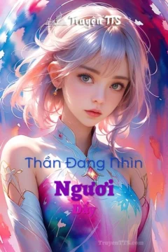 Bìa truyện Thần Đang Nhìn Ngươi Đấy với hình ảnh đầu lâu và xương đùi người chết.