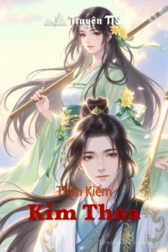Bìa truyện Kim Thoa với hình ảnh hai bảo vật võ lâm truyền kỳ