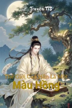 Bìa truyện Thế Giới Của Hắn Là Một Màu Hồng với nhân vật nam mặc đồ màu hồng