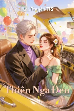 Bìa truyện Thiên Nga Đen với hình ảnh cô gái bí ẩn