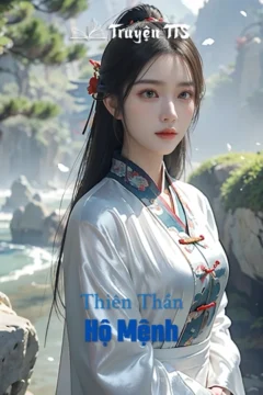 Bìa sách Thiên Thần Hộ Mệnh với hình ảnh lãng mạn, gợi cảm hứng về câu chuyện tình yêu và phiêu lưu.