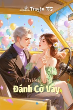 Bìa sách Thiếu Nữ Đánh Cờ Vây với hình ảnh cô gái trẻ và bàn cờ vây.