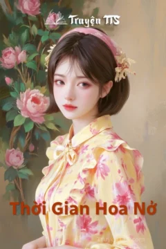 Bìa truyện Thời Gian Hoa Nở với hình ảnh đôi nam nữ trẻ tuổi