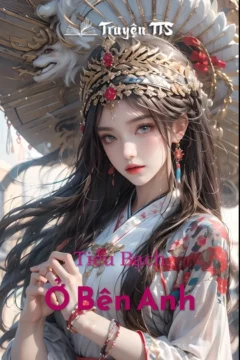 Bìa truyện Tiểu Bạch, Ở Bên Anh với hình ảnh công chúa ngây thơ và chàng trai bí ẩn.