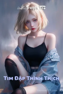 Bìa truyện Tim Đập Thình Thịch với hình ảnh lãng mạn, hiện đại.