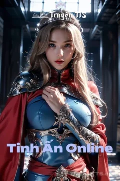Bìa truyện Tinh Ấn Online với hình ảnh nhân vật chính trong game.