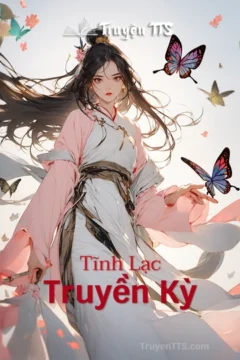 Bìa truyện Tĩnh Lạc Truyền Kỳ với hình ảnh nữ cường nhân trong bối cảnh cổ đại.