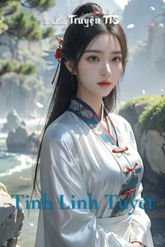 Bìa truyện Tinh Linh Tuyết với hình ảnh cô gái xinh đẹp, lạnh lùng bên cạnh chàng trai ấm áp như ánh mặt trời.