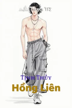 Bìa truyện Hồng Liên với hình ảnh hai nhân vật nam trong bối cảnh cổ trang.