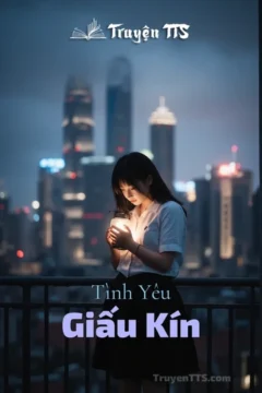 Bìa truyện Tình Yêu Giấu Kín với hình ảnh hai nhân vật chính thời đi học.