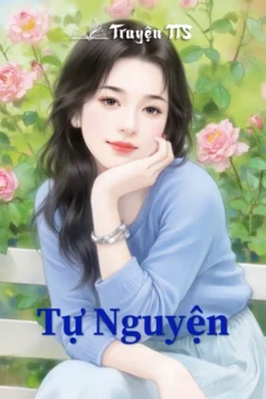 Ảnh bìa truyện Tự Nguyện: Hình ảnh lãng mạn nhưng ẩn chứa sự lừa dối, thể hiện mối quan hệ phức tạp trong câu chuyện Sói Xám lừa Sói Hồng.