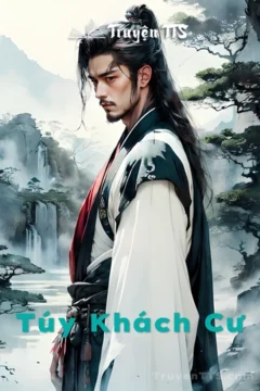 Bìa truyện Túy Khách Cư với hình ảnh tửu quán cổ kính và các nhân vật chính.