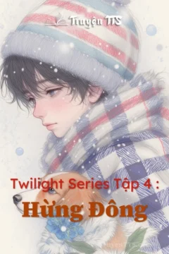 Bìa sách Hừng Đông, tập cuối series Chạng Vạng.