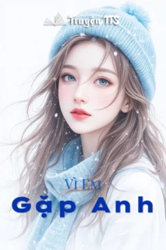 Bìa truyện Vì Em Gặp Anh với hình ảnh lãng mạn của cặp đôi chính.