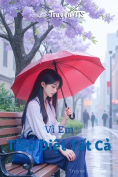 Bìa truyện Vì Em Tiêu Diệt Tất Cả với hình ảnh nhân vật Minh Ngũ và Miểu Miểu