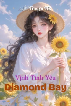 Bìa truyện Diamond Bay với hình ảnh một cặp đôi bên bờ biển.