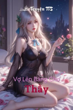 Bìa truyện Vợ Lên Bảng Cho Thầy với hình ảnh hai nhân vật chính