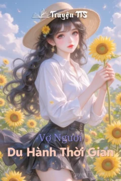 Bìa sách Vợ Người Du Hành Thời Gian với hình ảnh hai nhân vật chính lồng ghép vào không gian thời gian.