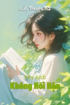 Bìa truyện 'Không Hối Hận' với hình ảnh lãng mạn