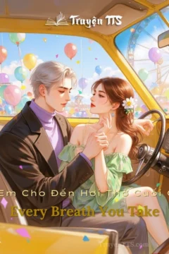 Bìa sách Every Breath You Take với hình ảnh hai nhân vật chính lãng mạn
