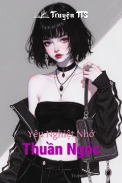 Bìa truyện Thuần Ngốc với hình ảnh cặp đôi hiện đại.