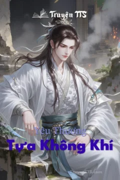 Bìa truyện Yêu Thương Tựa Không Khí với nhân vật chính trong không khí lãng mạn.