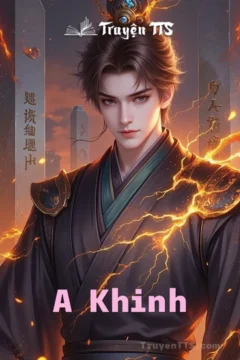 Bìa truyện A Khinh với hình ảnh hai nhân vật nam chính, một người là thiếu niên Thành Bái, người còn lại là hồ ly A Khinh.