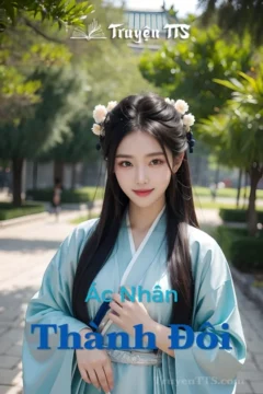 Bìa truyện Ác Nhân Thành Đôi với hình ảnh nữ chính mạnh mẽ, khí chất.