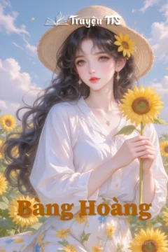 Ảnh bìa truyện Bàng Hoàng, thể hiện cô gái tìm thấy phương hướng trong tình yêu.