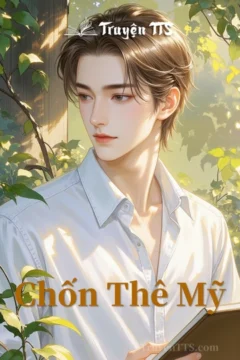Bìa truyện Chốn Thê Mỹ với nhân vật Lộ Đinh bước đi trong hành lang tối.