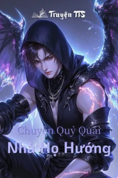 Bìa truyện Nhà Họ Hướng với các yếu tố linh dị thần quái.