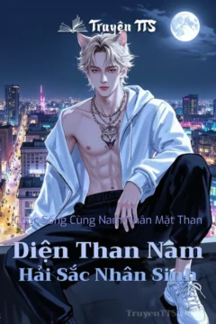 Bìa truyện Diện Than Nam với hình ảnh nam nhân mặt than và tiểu thụ.