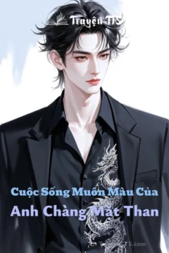 Bìa truyện Anh Chàng Mặt Than với hình ảnh hai nhân vật nam chính trong bối cảnh hiện đại.