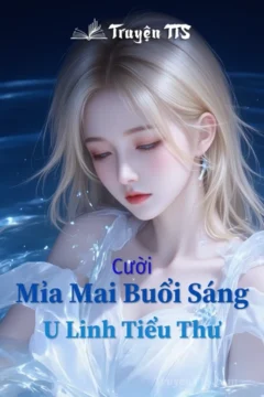 Ảnh bìa truyện Cười Mỉa Mai Buổi Sáng, U Linh Tiểu Thư với nhân vật chính Mạc Trăn và nữ quỷ.