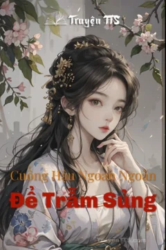 Bìa truyện Cuồng Hậu Ngoan Ngoãn Để Trẫm Sủng với hình ảnh nữ chính mạnh mẽ và nam chính si tình.