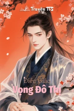 Bìa truyện Điều Giáo Vọng Đô Thị với hình ảnh nhân vật nam bí ẩn và không khí u ám.