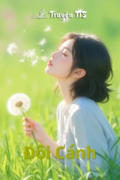 Bìa truyện Đôi Cánh với hình ảnh hai nhân vật chính đối lập.