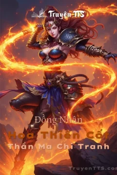 Bìa truyện Hoa Thiên Cốt Thần Ma Chi Tranh với hình ảnh nhân vật chính và các nhân vật phụ trong bối cảnh tiên hiệp.