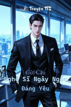 Bìa truyện Gửi Cậu Nghệ Sĩ Ngây Ngốc Đáng Yêu với hình ảnh hai nhân vật chính