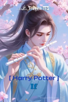 Bìa truyện Harry Potter If, tập trung vào mối quan hệ giữa Harry và Severus Snape.