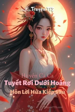 Thiếu niên và thiếu nữ ngắm tuyết trong truyện "Tuyết Rơi Dưới Hoàng Hôn"