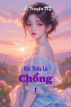 Bìa truyện Khi Thầy Là Chồng ! với hình ảnh cặp đôi nam nữ chính.